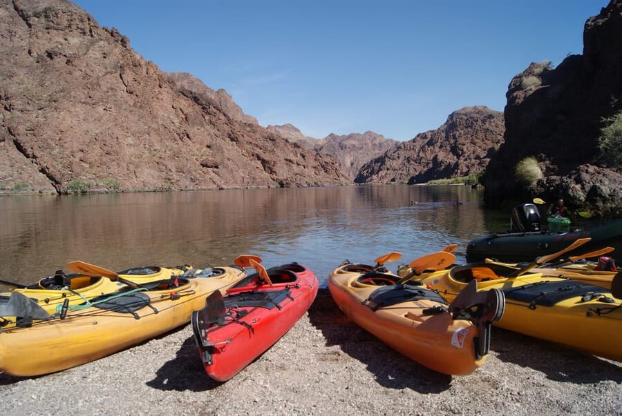 From Las Vegas: Emerald Cave Kayak Tour with Shuttle Pickup - Paddling below Black Canyon’s volcanic walls
