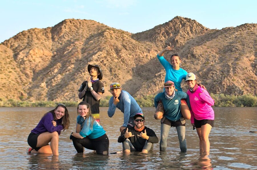 From Las Vegas: Emerald Cave Kayak Tour with Shuttle Pickup - The hilltop walk and the story of the canyon