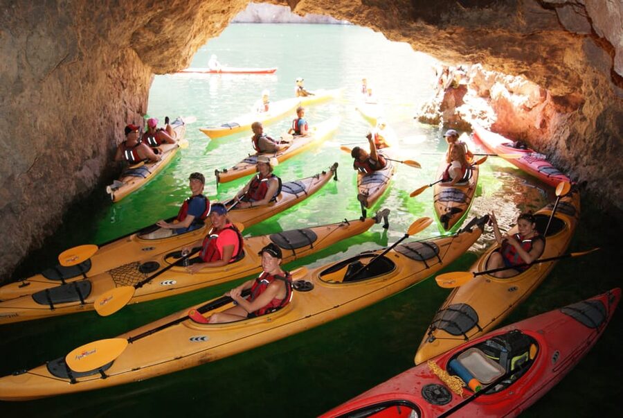 From Las Vegas: Emerald Cave Kayak Tour with Shuttle Pickup - What the three-hour outing feels like