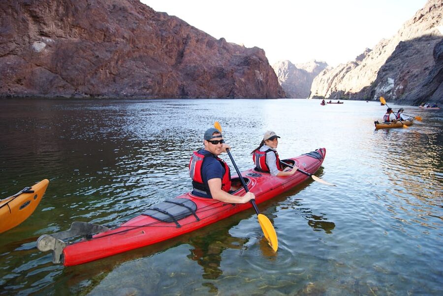 From Las Vegas: Guided Emerald Cave Kayak Tour - Emerald Cave and the green-water photographs