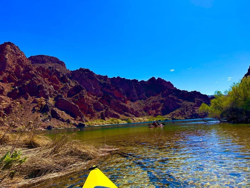 From Las Vegas: Hoover Dam Kayak Trip with 6 Hot Springs - Paddling 12 miles downstream