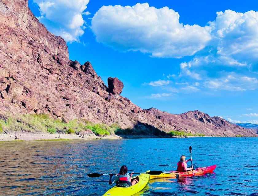 From Las Vegas: Hoover Dam Kayak Trip with 6 Hot Springs - Lunch, water, and the heat question