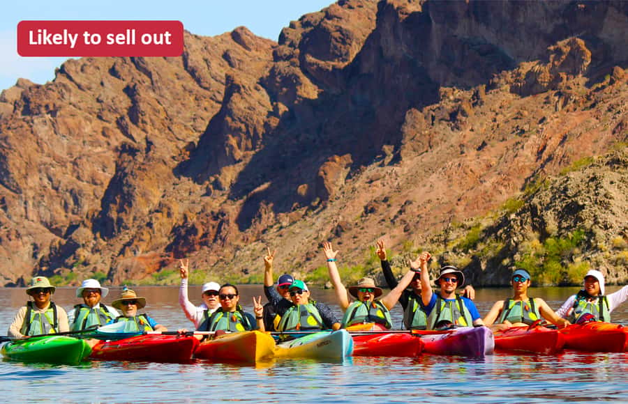 From Las Vegas: Kayak Rental to Emerald Cave Colorado River - Willow Beach and the first paddle