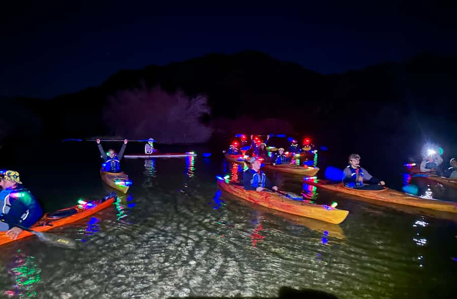 From Las Vegas: Moonlight Kayak Tour on the Colorado River - A sunset paddle through Black Canyon