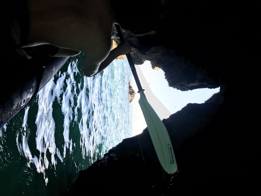 From Lisbon: Arrábida Natural Park Kayak Tour with Lunch - The cave and optional cliff jump