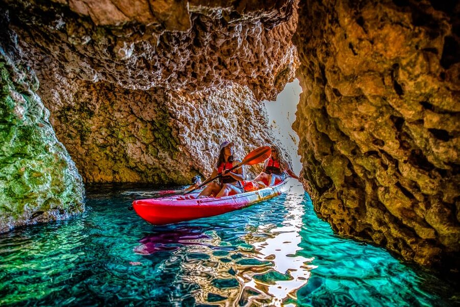 From Metajna/Novalja: Pag Bay Guided Sea Kayaking Tour - Starting at Ručica Beach beneath Pag’s white cliffs