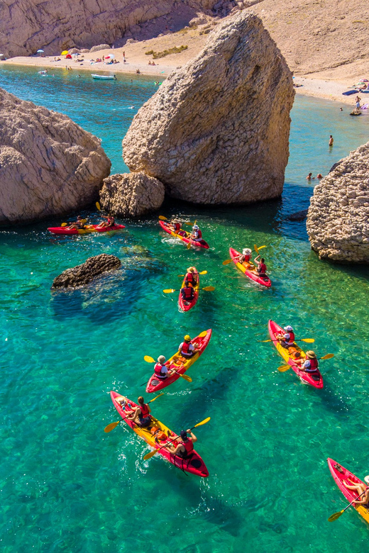 From Metajna/Novalja: Pag Bay Guided Sea Kayaking Tour - Gače Cave, the most unusual stop on the route