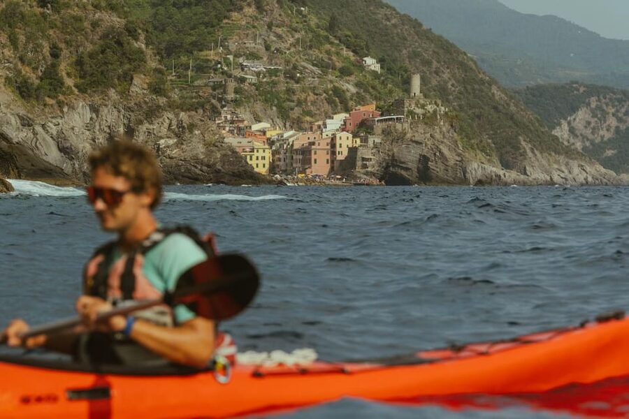 From Monterosso to Vernazza: Guided Cinque Terre Kayak Tour - The sunset trip, waterfall, and aperitif