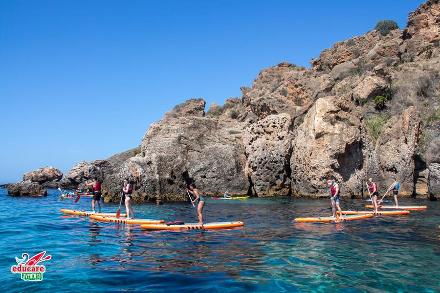 From Nerja: Guided Paddle Surf Cliffs and Maro Waterfall - Reaching Maro Waterfall by paddleboard