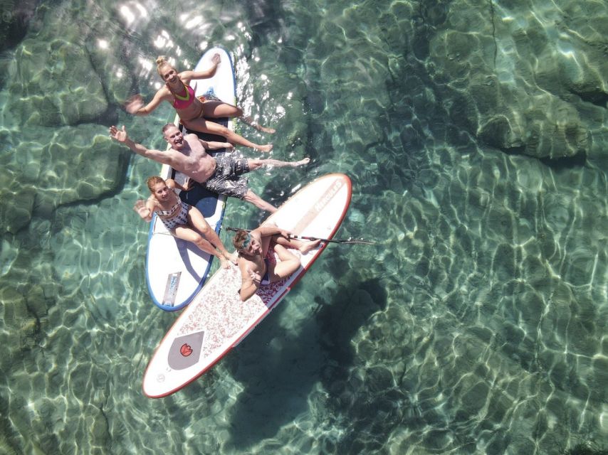 From Ornos: Mykonos Delos Catamaran Cruise with Meal & SUP - What the five-hour timing feels like