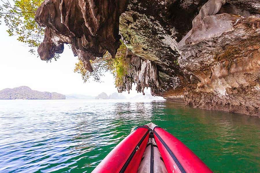 From Phuket: James Bond Sunset Boat Tour & Canoe Adventure - Glowing plankton after dark