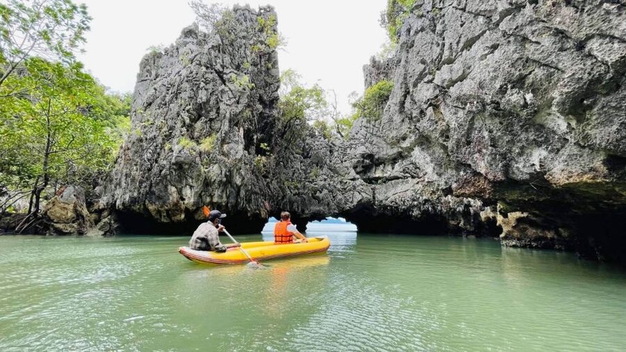 From Phuket: Phang Nga Bay and Canoeing Tour by Big Boat - Lunch, drinks, and the value of the boat service