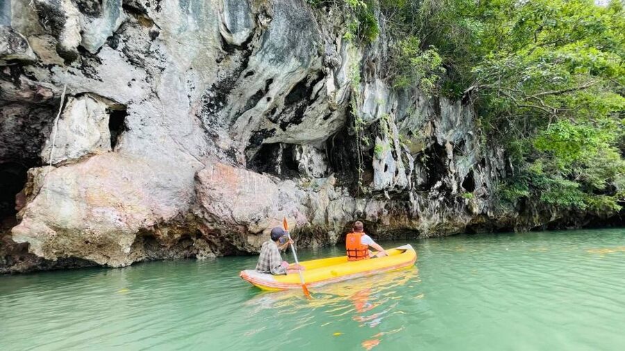 From Phuket: Phang Nga Bay and Canoeing Tour by Big Boat - James Bond Island and the famous Tapu rock