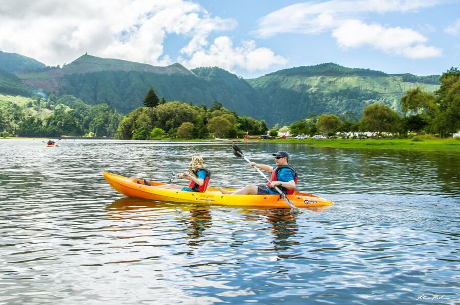 From Ponta Delgada: Sete Cidades Jeep, Bike, & Kayak Ride - The Morning 4x4 Ride on Secondary Roads