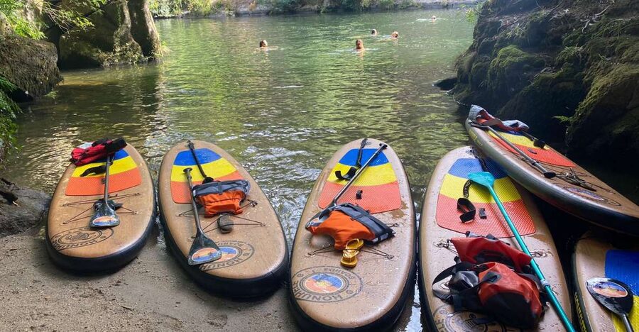 From Porto: SUP Paiva River Tour with Transfer - Ilha dos Amores gives the opening a sense of place