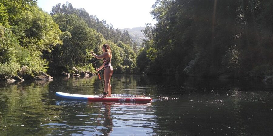 From Porto: SUP Paiva River Tour with Transfer - Learning to stand before you start moving