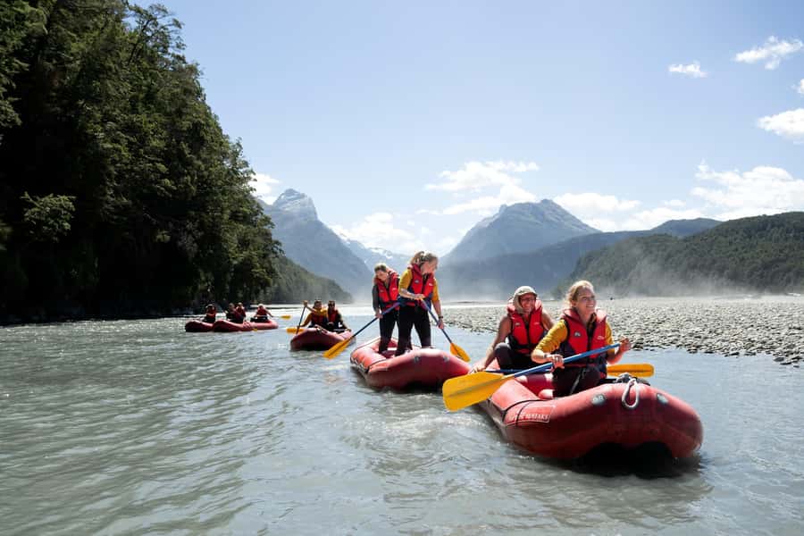 From Queenstown: Dart River Canoe & Jet Boat Day Trip - One hour on the Dart River by jet boat