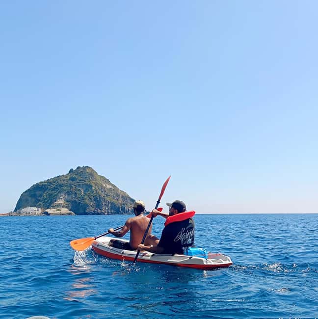 From Sant'Angelo: Ischia Kayak Tour with Italian Aperitif - Spa Bay, thermal water, and the egg tradition