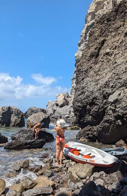 From Sant'Angelo: Ischia Kayak Tour with Italian Aperitif - Sant’Angelo from the water