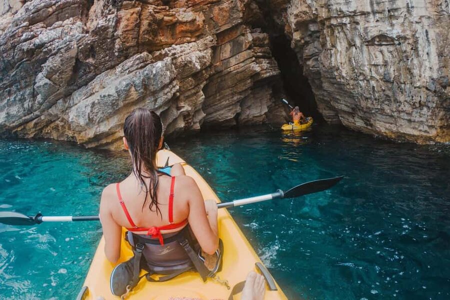 From Sant'Angelo: Ischia Kayak Tour with Italian Aperitif - Meeting Romolo at Sant’Angelo