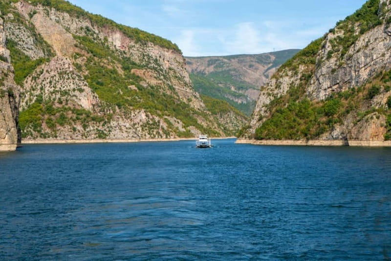 From Shkodra: Koman Lake Adventure with Boat Ride & Kayak - A short cruise with big views