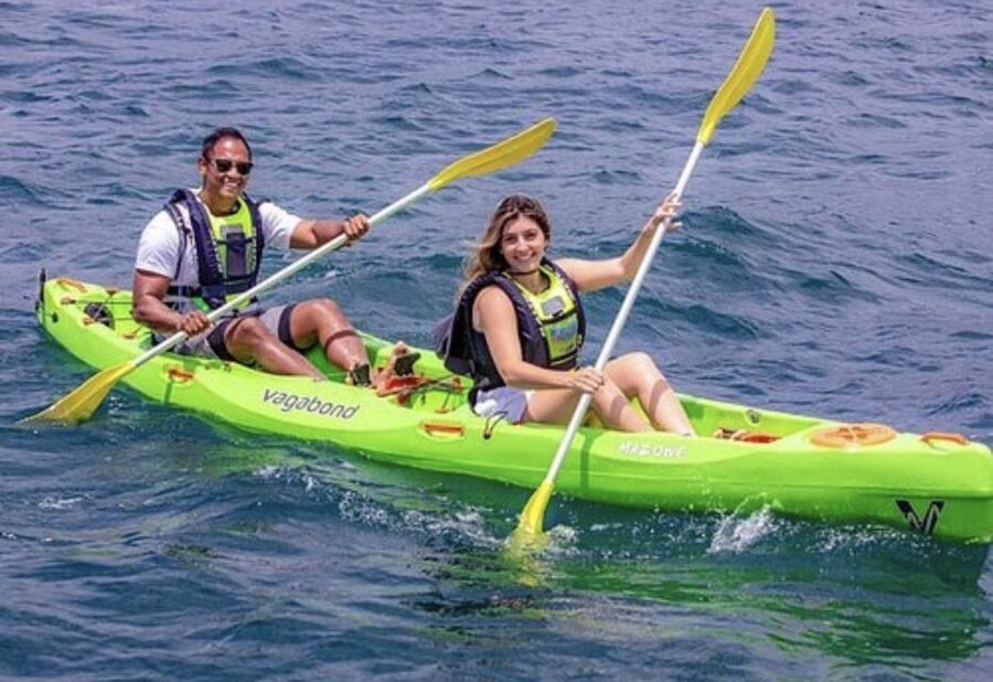 From Sidari, Corfu: Private Canoe Rental with Life Vest - Paddling toward the caves of Canal d’Amour