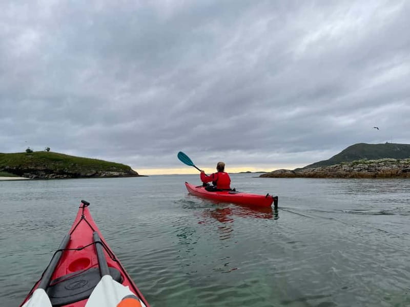 From Tromsø: Sommarøy Midnight Sun Sea Kayaking Tour - Getting ready in a sea kayak