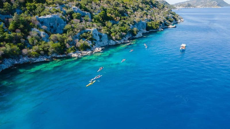 From Ucagiz: Kekova Sea Guided Kayaking Tour - Paddling over the Sunken City of Kekova