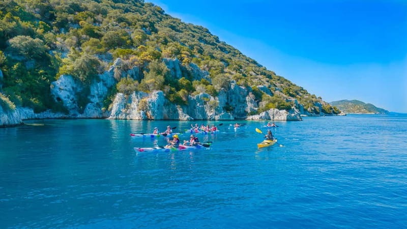 From Ucagiz: Kekova Sea Guided Kayaking Tour - Simena Castle and Kaleköy in 45 minutes