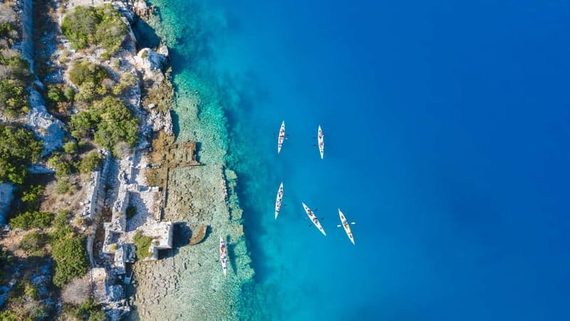 From Ucagiz: Kekova Sea Guided Kayaking Tour - A 9:30 start from Üçağız