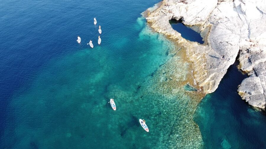 From Zadar: Full Day Dugi Otok Guided Paddle Board Tour - Balote, local wine, and the social finish