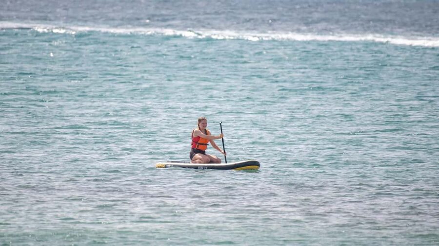 Fuerteventura: Explore Costa Calma Bay on a SUP Board! - Getting onto the water in Costa Calma Bay