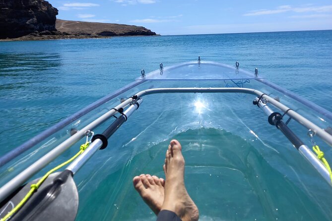 Fuerteventura: Transparent Electric Kayaks with Guide - Steering over the sea