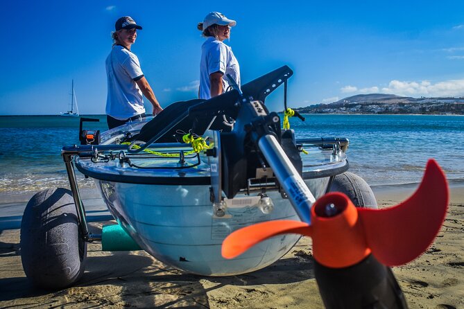 Fuerteventura: Transparent Electric Kayaks with Guide - The 15-minute briefing sets the tone