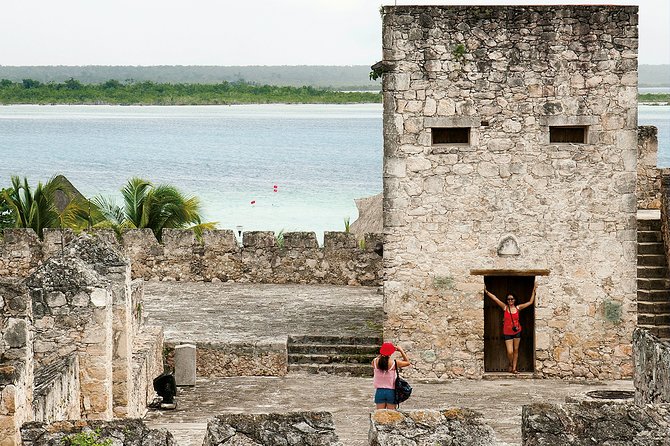 Full day tour to BACALAR, Beach Club, Kayak and an amazing Cenote - San Felipe Fort and Bacalar’s colonial past