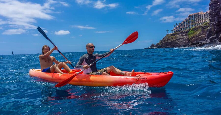 Funchal: KAYAK Rental or Guided tour with snorkeling - Paddling along Funchal’s Atlantic edge