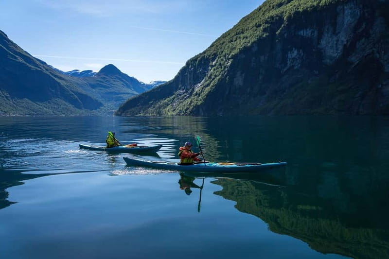 Geiranger: Kayak Tour with Waterfall Views - How hard is the three-hour paddle?