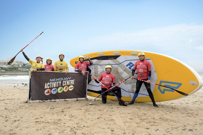 Giant Stand Up Paddle Boarding Experience in Newquay - Launching from Newquay Bay