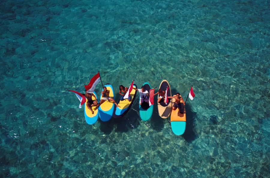 Gili SUP Or Kayak With Drone Shoot . Daylight Or Sunrise - What this Gili Trawangan paddle is really like