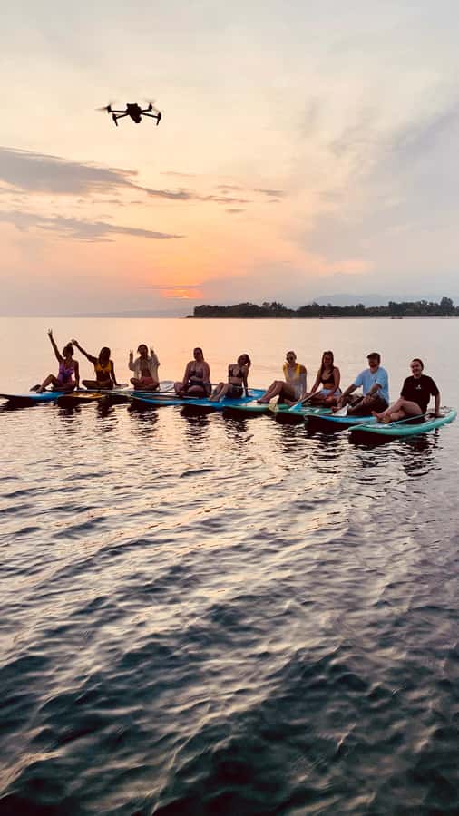 Gili SUP Or Kayak With Drone Shoot . Daylight Or Sunrise - Safety, service, and the limits of a $14 outing