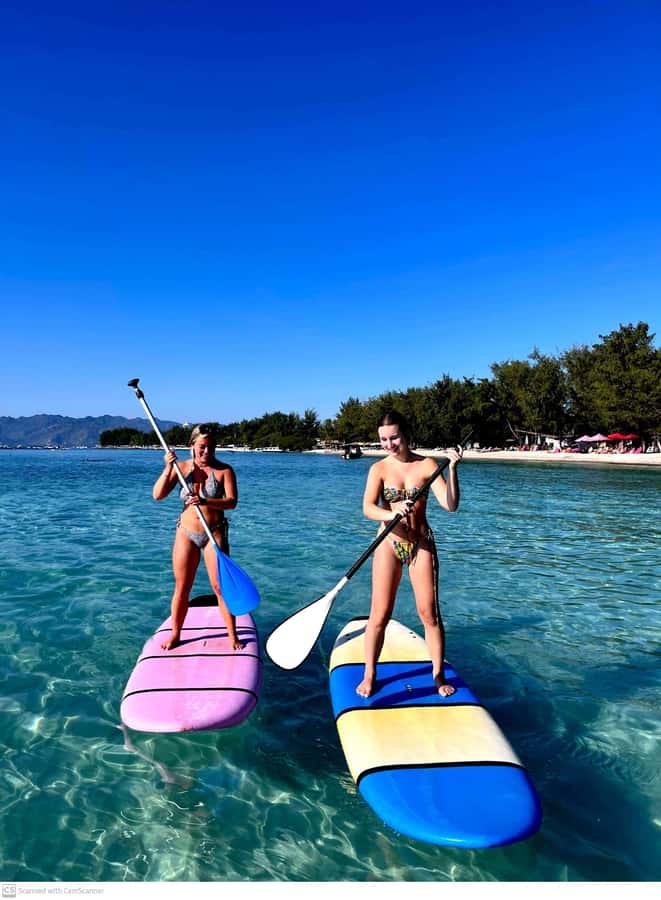 Gili SUP Or Kayak With Drone Shoot . Daylight Or Sunrise - Price, cancellation, and practical planning