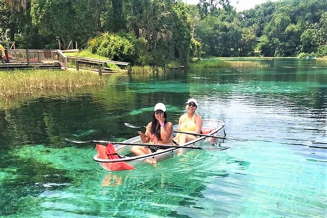 Glass Bottom Kayak Eco Tour through Rainbow Springs - Indian Creek and the short water walk