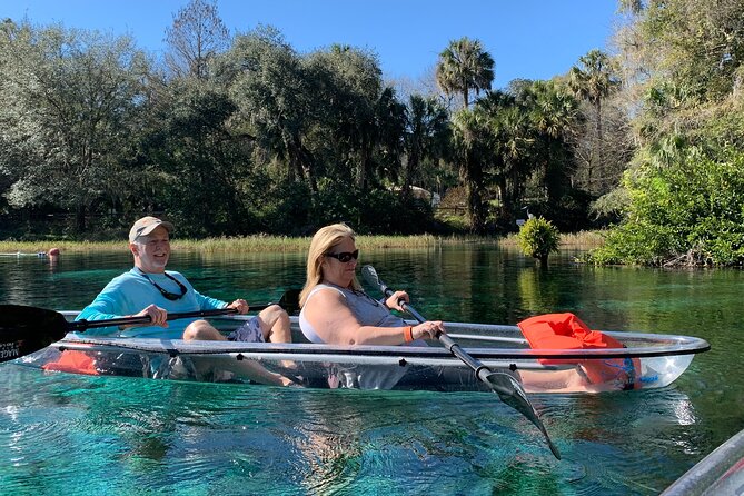 Glass Bottom Kayak Eco Tour through Rainbow Springs - What the $75 price really includes