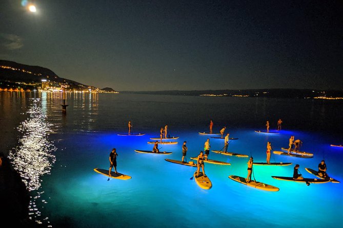 Glowing Stand-Up Paddle Experience in Split - Sunset on the open sea