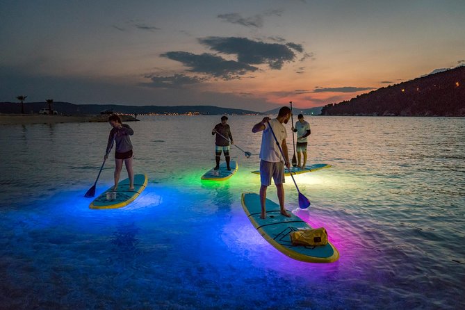 Glowing Stand-Up Paddle Experience in Split - Learning to stand before sunset