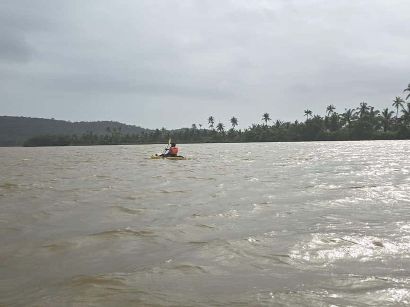 Goa: Backwater Kayaking Tour - Snacks, sunset, and the return boat