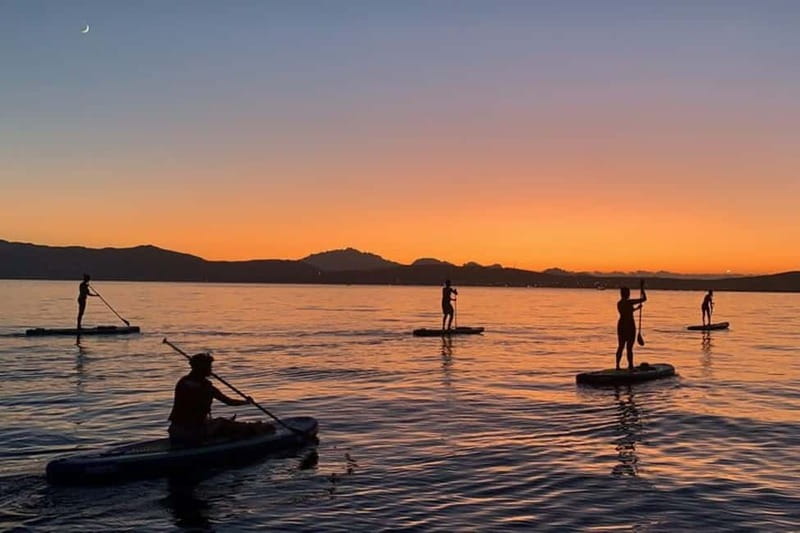 Golfo Aranci: Sup with dolphins, aperitif & photo shoot - Cala Moresca: the first water stop