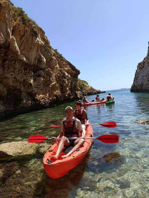 Gozo: 1 Hour Kayak plus +Cave Tour + Drop off Blue Lagoon - Four hours at the Blue Lagoon, on your own terms