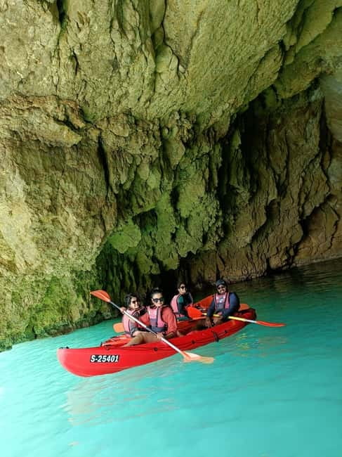 Gozo: 1 Hour Kayak plus +Cave Tour + Drop off Blue Lagoon - The new Comino booking rule matters