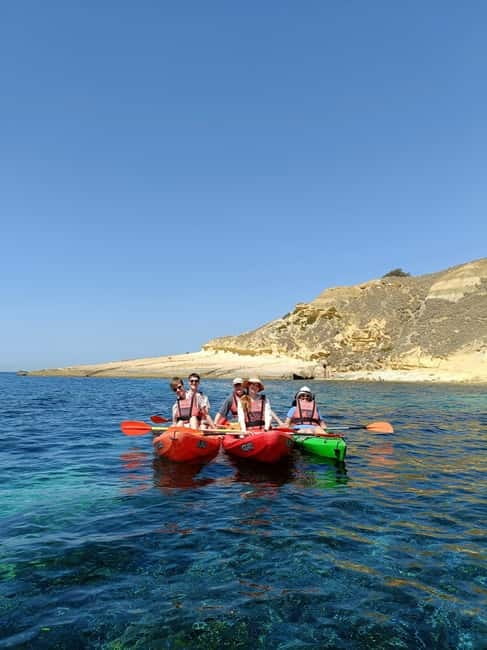 Gozo: 1 Hour Kayak plus +Cave Tour + Drop off Blue Lagoon - What the $41 price really covers